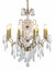 Large Gold 8 Branch French Chandelier - main view