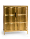 Industrial Gold "Fitzgerald" 2 Door Metal Side Cabinet