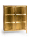 Industrial Gold "Fitzgerald" 2 Door Metal Side Cabinet