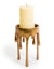 Medium Gold "Dali" Drip Candle Holder