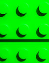 Green "Ogel" Block Solid Wood 4 Drawer Chest
