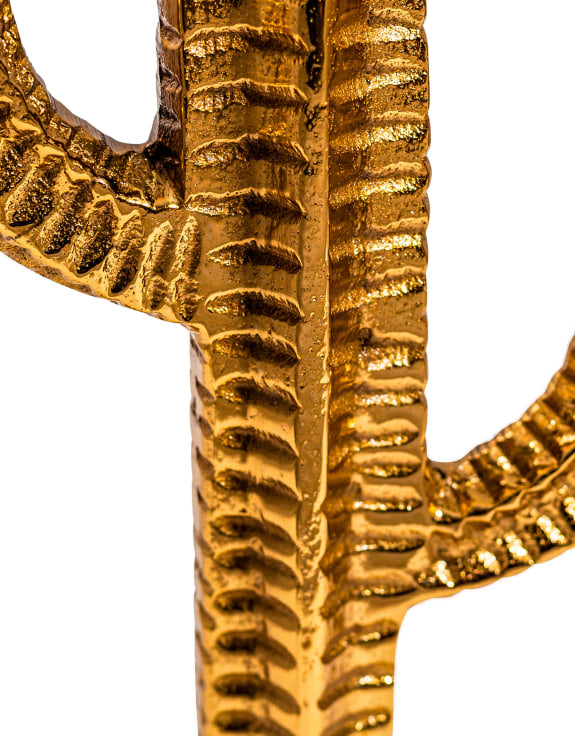 Aluminium Gold Cactus Candelabra