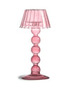 Red/Pink Multi Ball Lamp-Style Glass Tealight Holder
