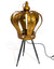 Gold Metal Crown Table Lamp (to be bought in qtys of 2)