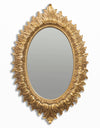 Antique Gold Layered Leaf Wall Mirror