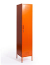 Tall Steel Metal Locker in Burnt Orange