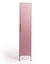 Tall Steel Metal Locker in Baby Pink