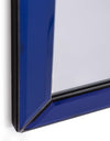 Overmantle Blue "Venus" Glass-Framed Wall Mirror