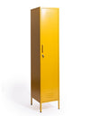 Tall Steel Metal Locker in Mustard Yellow