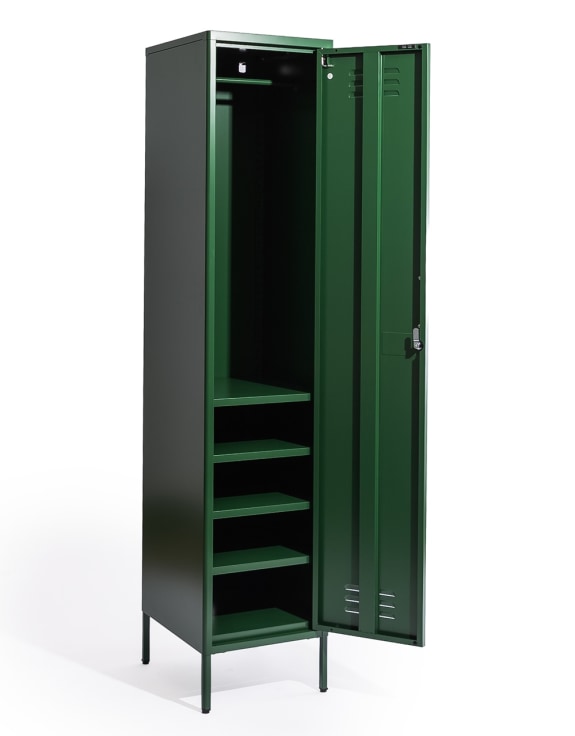 Tall Steel Metal Locker in Olive Green