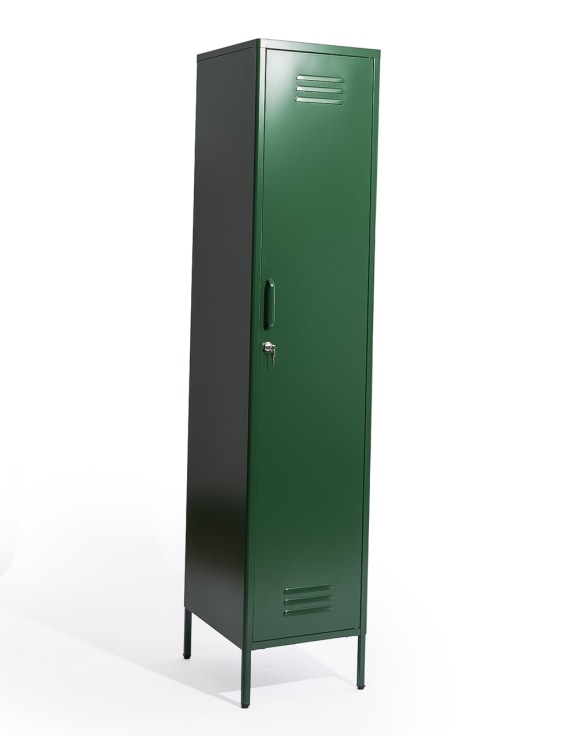 Tall Steel Metal Locker in Olive Green