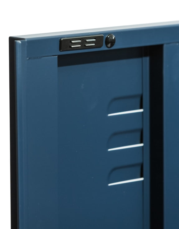 Medium Steel Metal Locker in Navy Blue