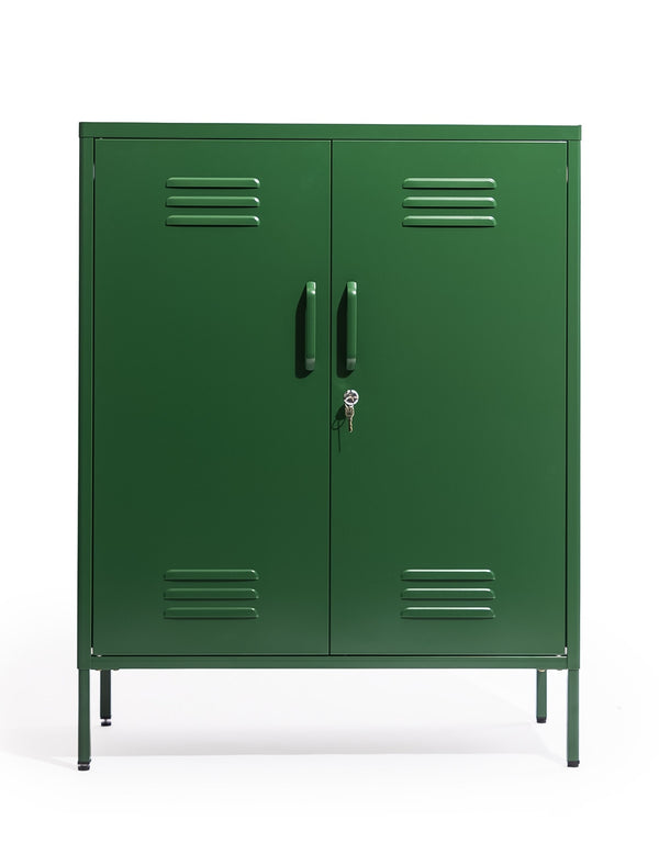 Medium Steel Metal Locker in Olive Green