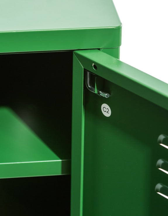Medium Steel Metal Locker in Olive Green