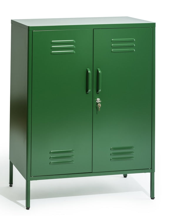 Medium Steel Metal Locker in Olive Green