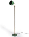 Slim Duck Egg Blue & Gold Floor Lamp
