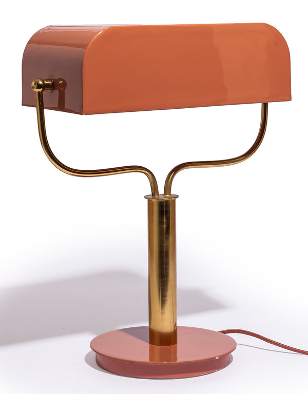 Terracotta & Gold Desk Lamp