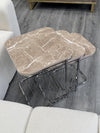 Geneva Square Nest Of Tables Set - 3 Pieces Nesting Table Engineered Wood Top