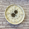 Berlin Moving Gears Decorative Wall Clock Oversize Extra Large 23 Inch/60 cm Ekru