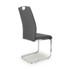 Toledo Leather Effect Grey Dining Chair