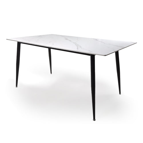 Monaco 1.6m White Dining Table