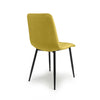 Vernon Brushed Velvet Mustard Dining Chair