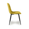 Vernon Brushed Velvet Mustard Dining Chair