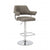 Cortez Leather Effect Charcoal Bar Stool