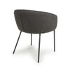Lola Boucle Grey Dining Chair
