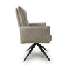 Brunswick Textured Chenille Effect Mink Swivel Chair