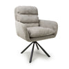 Cassidy Corduroy Mink Swivel Chair