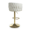 Bellaire Textured Effect Cream Bar Stool