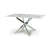 Astoria Medium 1.6m White/Chrome Dining Table