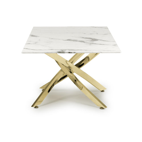 Astoria White/Gold Coffee Table