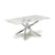 Astoria White/Chrome Coffee Table