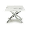 Astoria White/Chrome Coffee Table