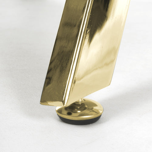 Astoria White/Gold Console Table