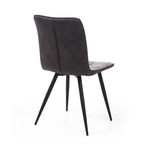 Rodeo Suede Effect Light Grey Dining Chair