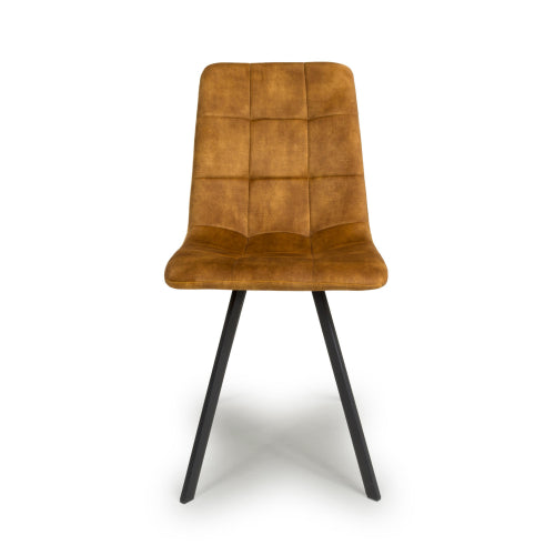 Cadiz Brushed Velvet Bronze Dining Chair