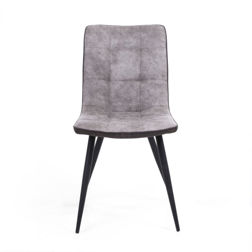 Rodeo Suede Effect Light Grey Dining Chair