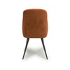 Corinth Linen Effect Burnt Orange Dining Chair