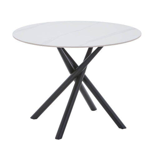 Avesta White Round Dining Table