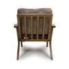 Hampton Suede Effect Brown Accent Chair