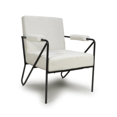 Oslo Speckled Natural Armchair