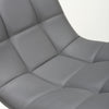Madison Leather Effect Grey Dining Chair
