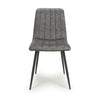 Lisbon Microfibre Grey Dining Chair