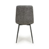 Lisbon Microfibre Grey Dining Chair