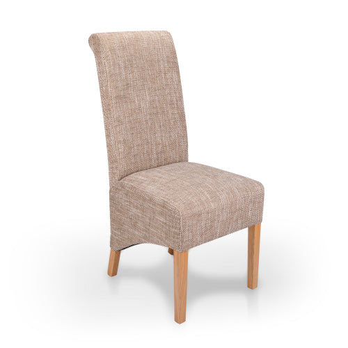 Krista Tweed Oatmeal Dining Chair