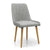 Capri Flax Effect Grey Weave Dining Chair