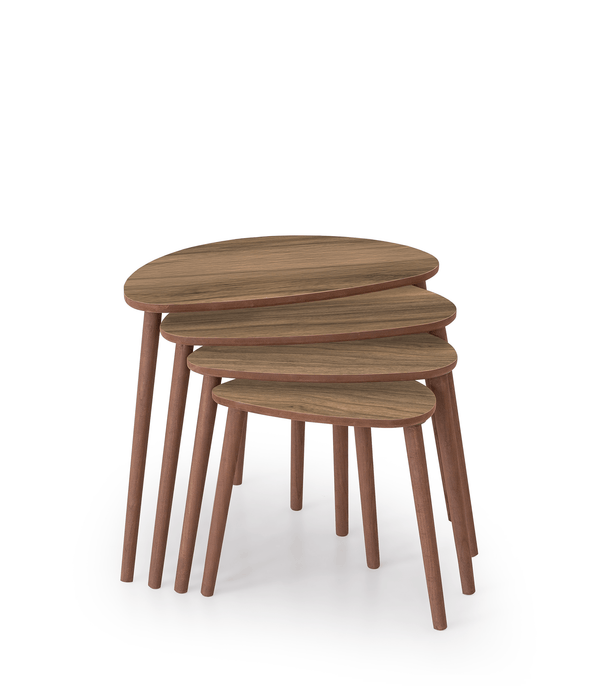 VH Nora nesting coffee table set - Walnut